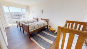 two single beds and a cot: perfect for families